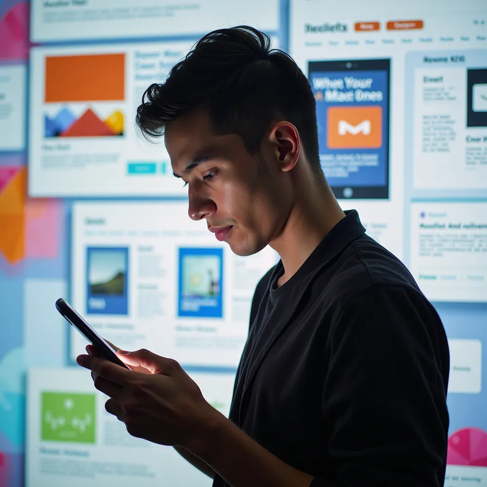 Email marketing manager reviewing campaign performance, automation sequences, and customer engagement metrics in a modern dashboard.